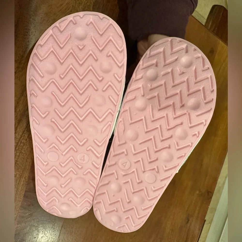 Unicorn Flip Sequin Girls Slide Sandals New! Size 3-4